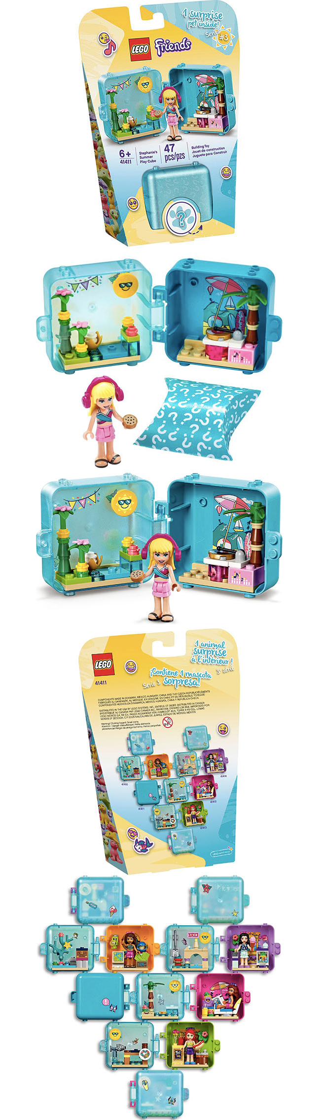 樂高 LEGO - 樂高積木 LEGO《 LT41411 》Friends 姊妹淘系列-夏日秘密寶盒-斯蒂芬妮-47pcs