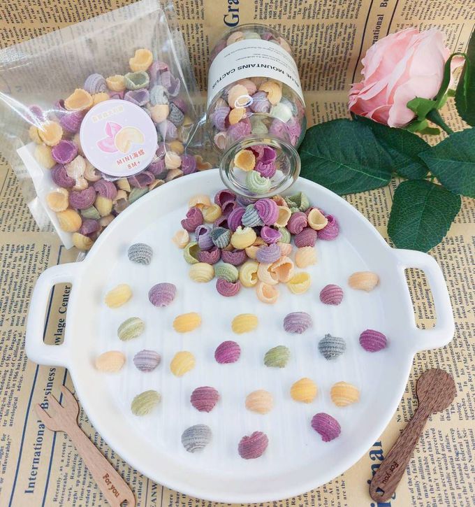 兔比媽咪廚房 - 品牌週限定-彩色造型寶寶水餃(40顆)+寶寶魚片(綜合3款入)+MINI海螺寶寶義大利麵(1包)+雞高湯(1包)