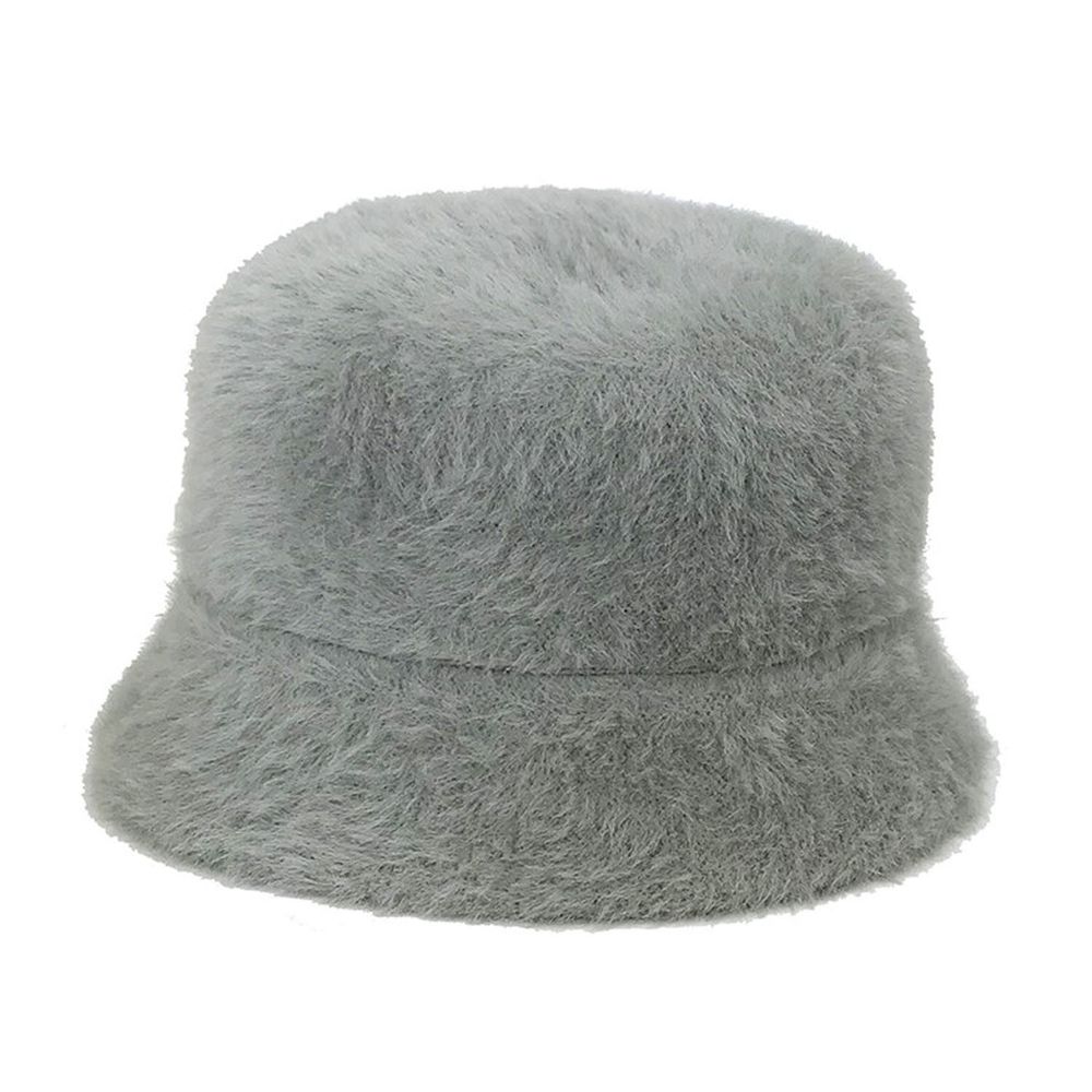 日本 jou jou lier - 毛茸茸漁夫帽(可調尺寸)-灰 (FREE)