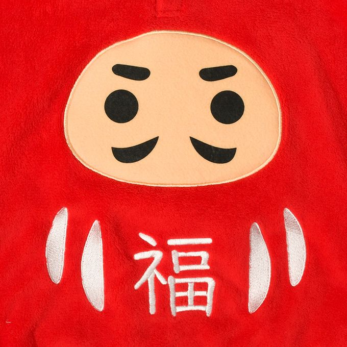 akachan honpo - 達摩不倒翁背心-紅色 (80~90cm)