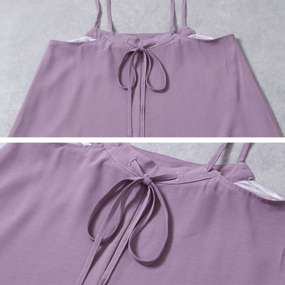 日本女裝代購 - 細肩帶半身吊帶裙(可調整長度)-黑