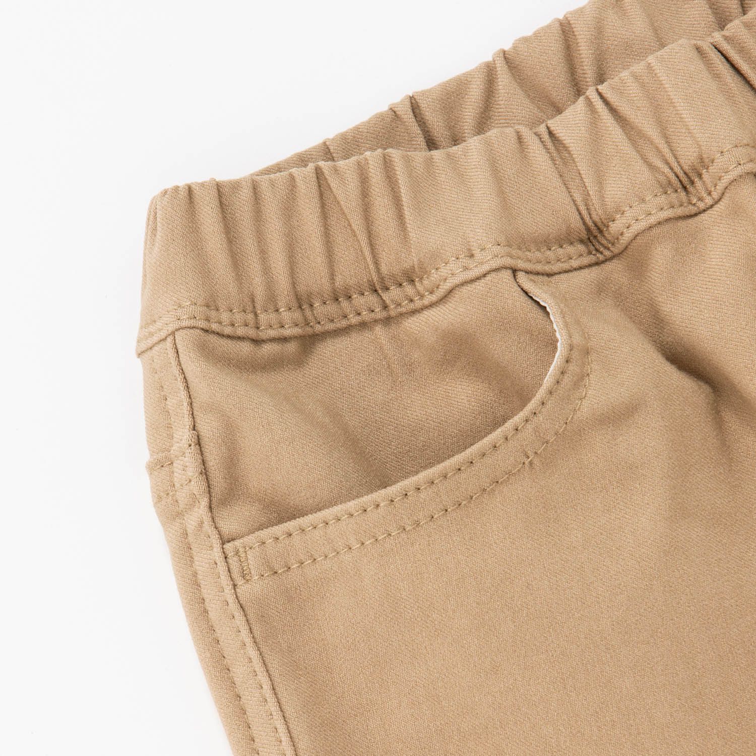 日本千趣會 - GITA 高彈性好動直筒口袋長褲-黑