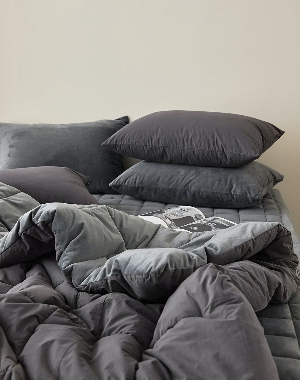 韓國 Maatila - 可水洗刷毛高密度60支棉棉被-芝麻拿鐵