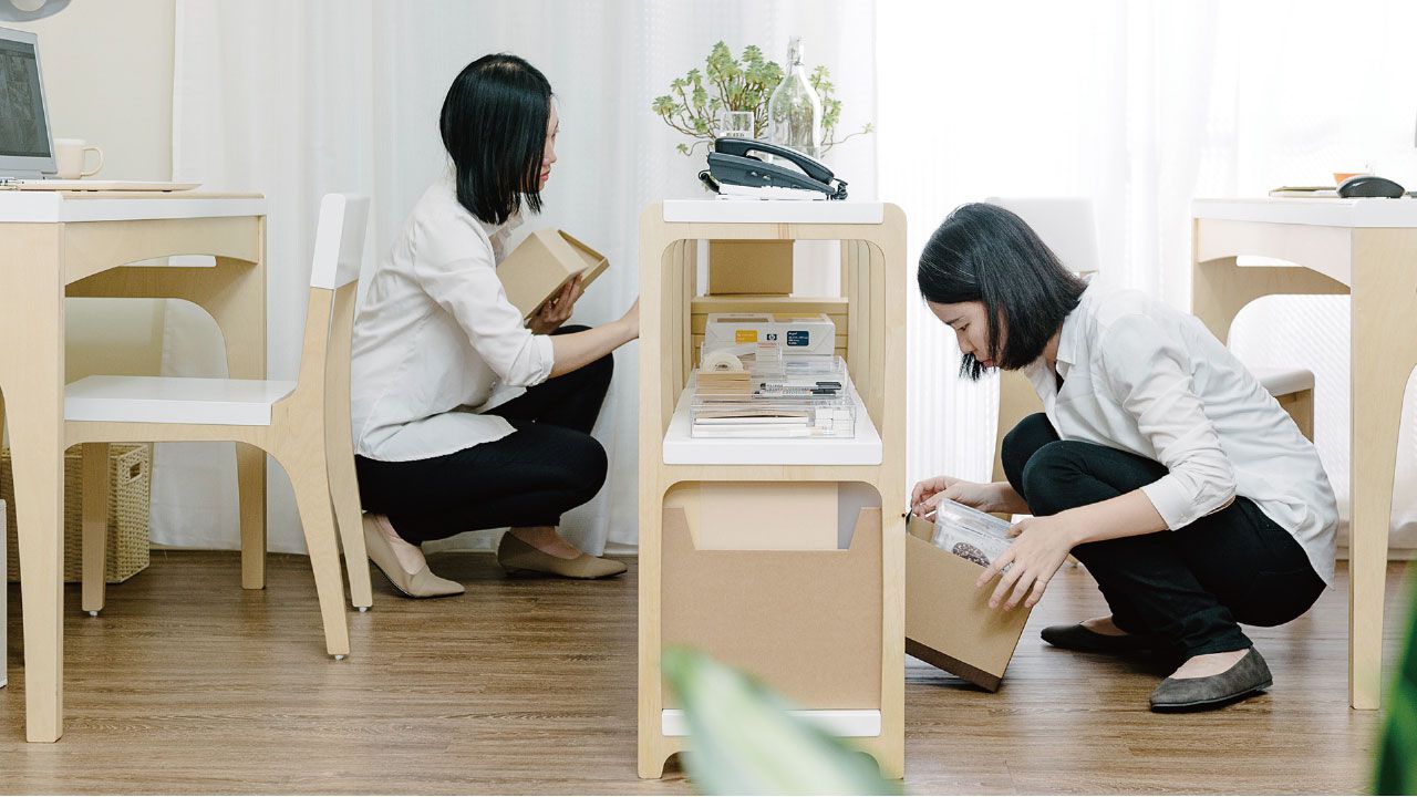 走走家具 - 走走置物架-沉穩灰 (74 / 34 / 73.5 (cm))