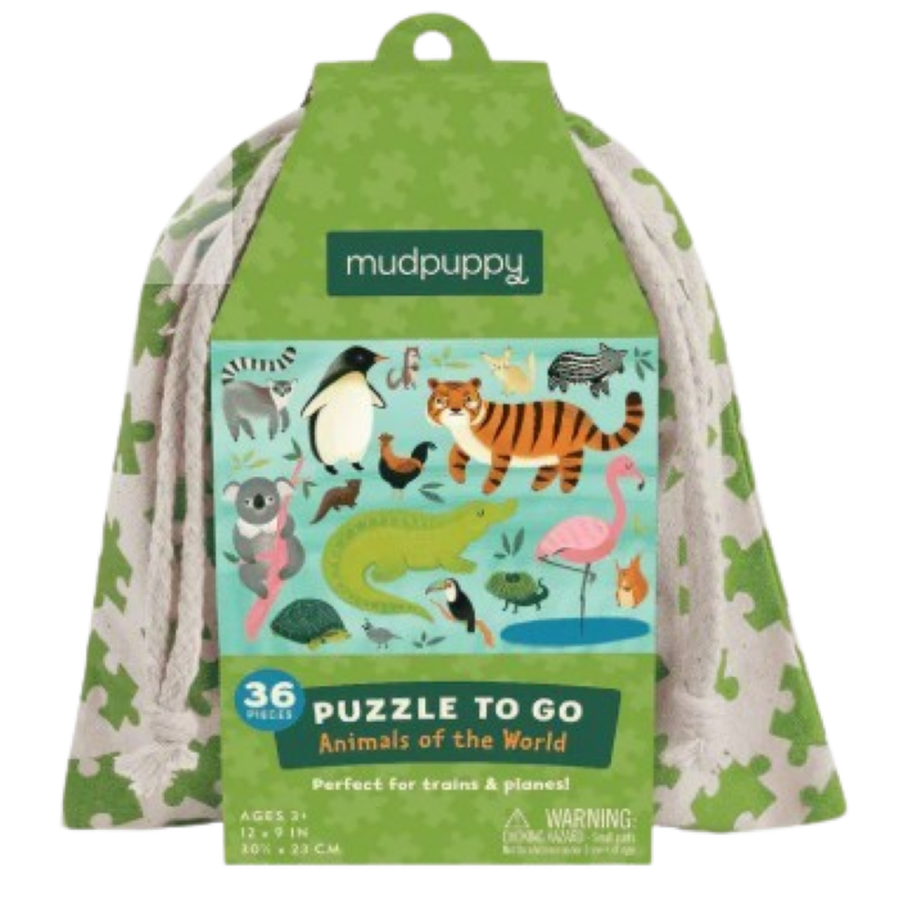 隨身拼圖-世界動物36片 (18x11.7x4.4)