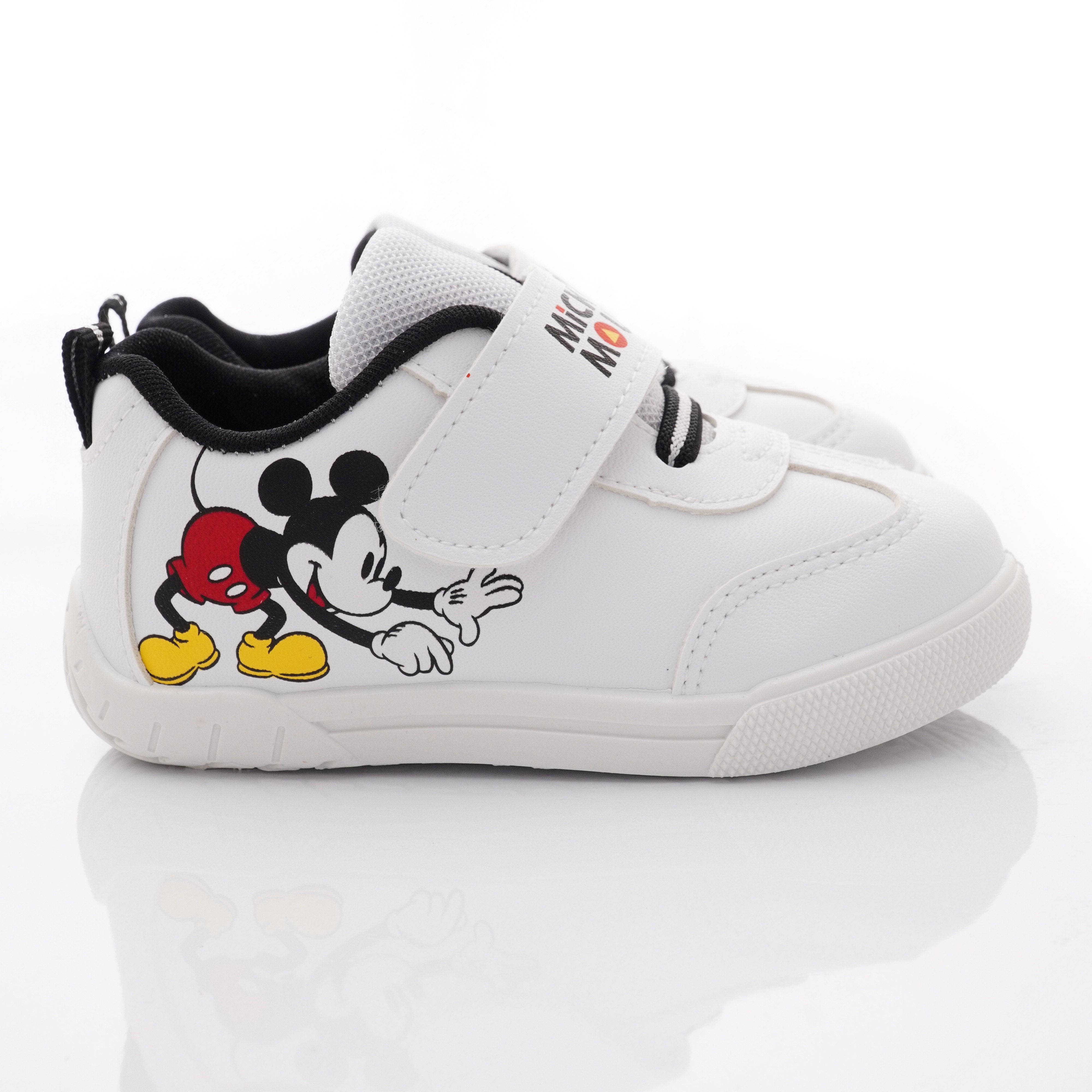 Disney - 卡通童鞋-米奇不對稱休閒鞋款(中小童段)-白