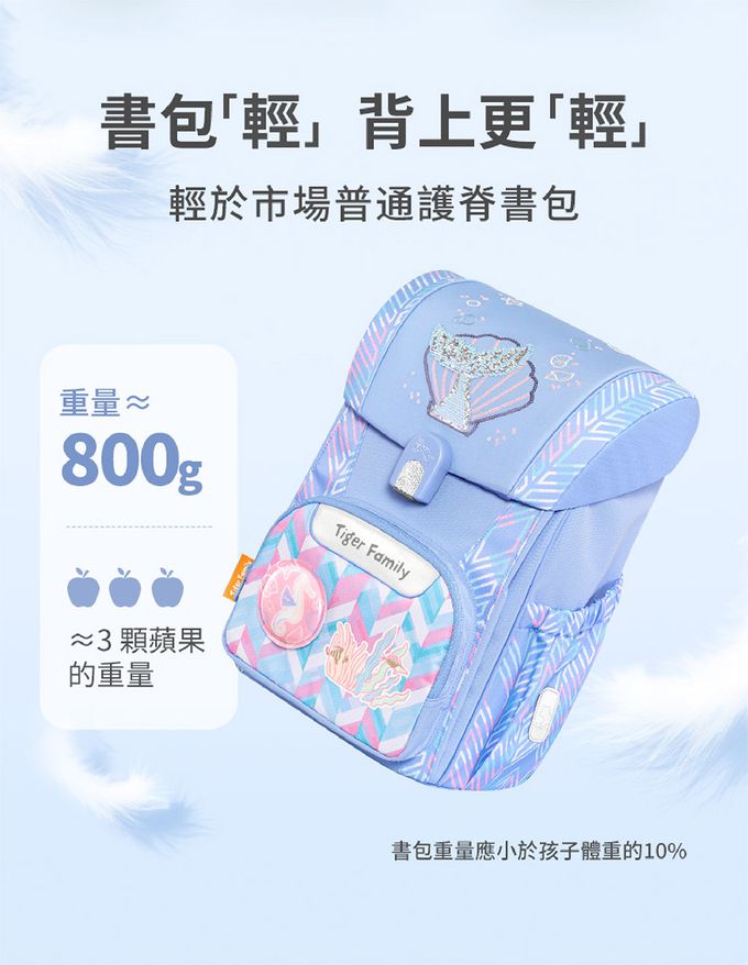 書包重量不到1公斤