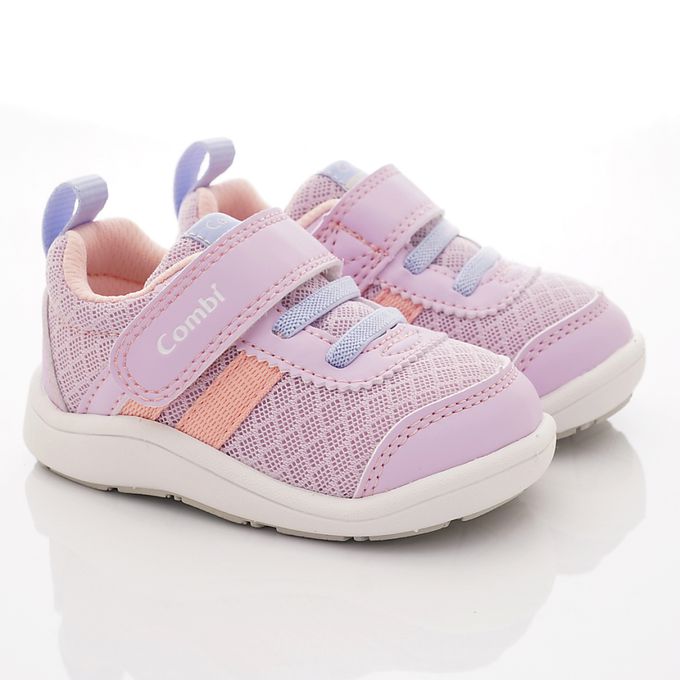 日本 Combi - COMBI醫學級NICEWALK兒童成長機能鞋(寶寶段)-休閒鞋-紫