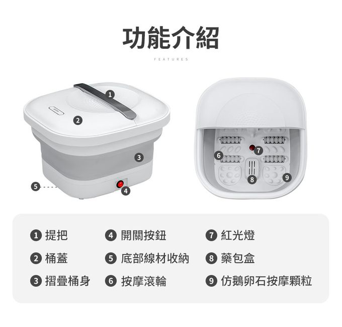 3ZeBra - 微電腦控溫SPA泡腳機-白色