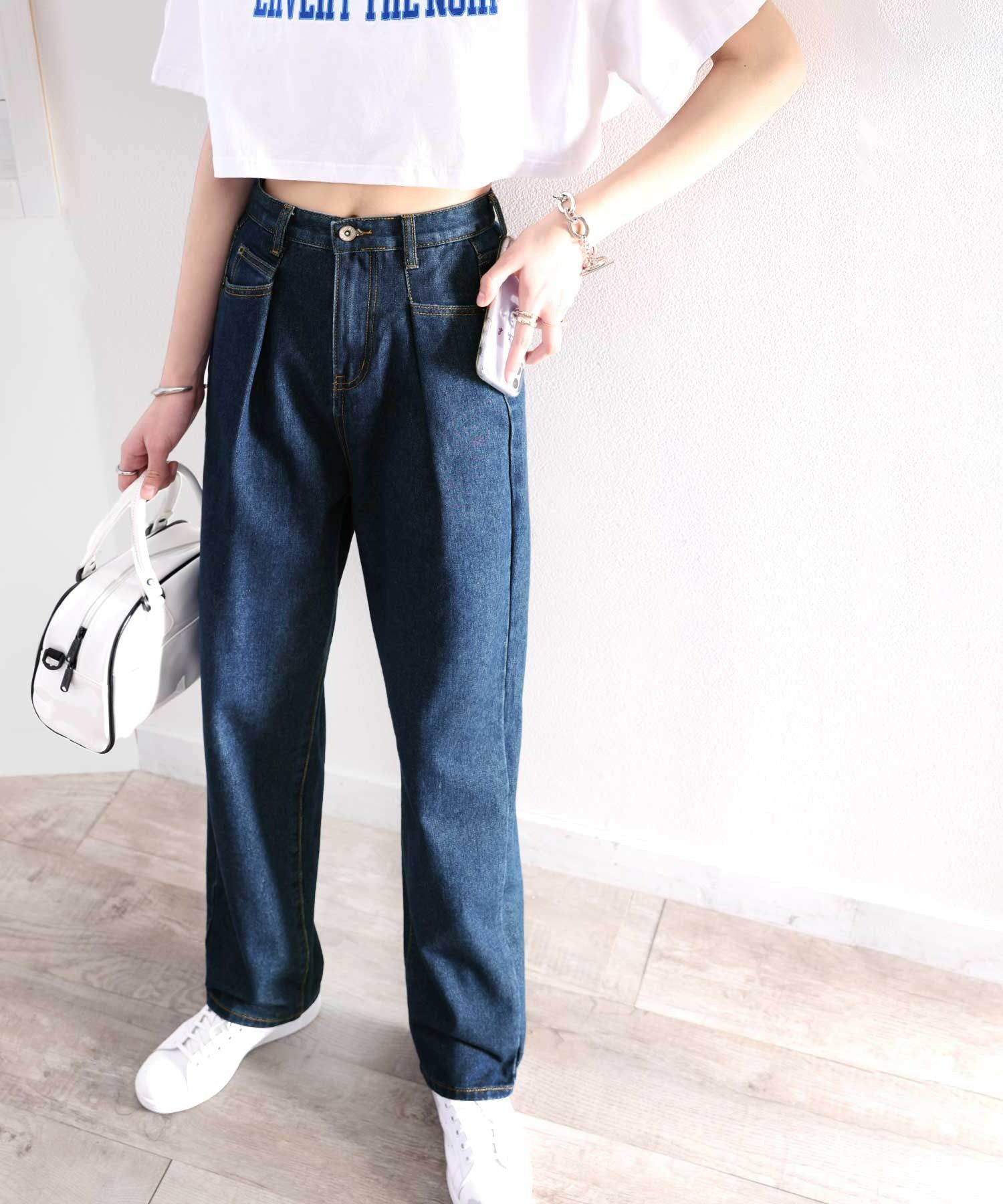 日本 Classical Elf - [熱銷NO.1]  舒適顯瘦打褶長褲-黑