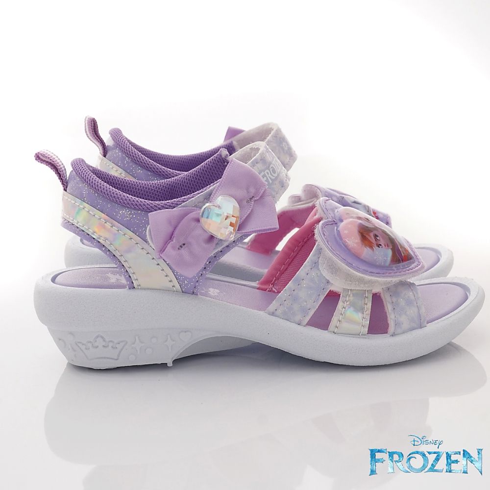 冰雪奇緣 - 台灣製電燈涼鞋(中小童段)-紫