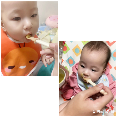 從皺眉頭到搖搖手要續碗🍚副食品路上的小小心得