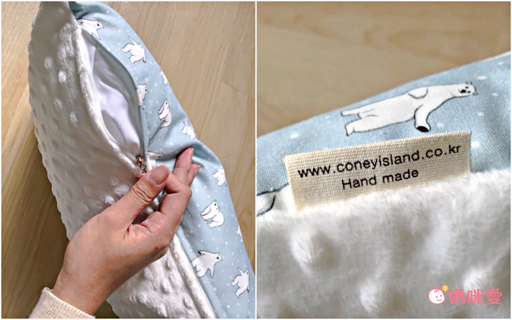 韓國 Coney Island - 雙面材質抗菌防蟎水洗枕頭-羊駝好朋友 (50X30cm)-枕套*1 + 枕芯*1