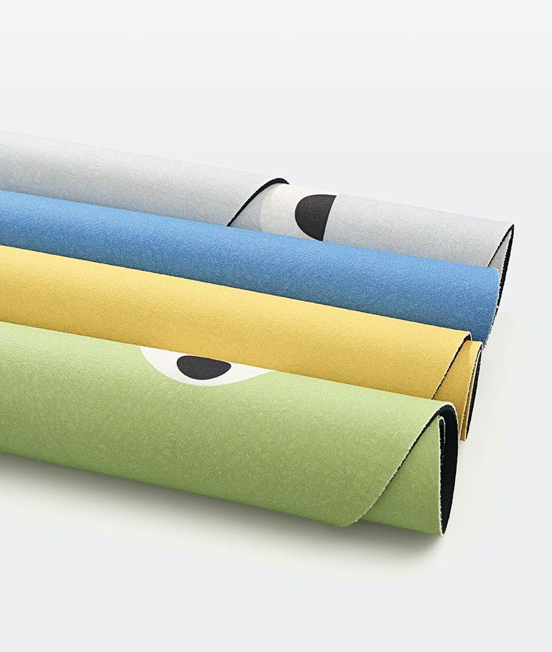 科技絨速乾防滑腳踏墊-震驚小綠花-綠色