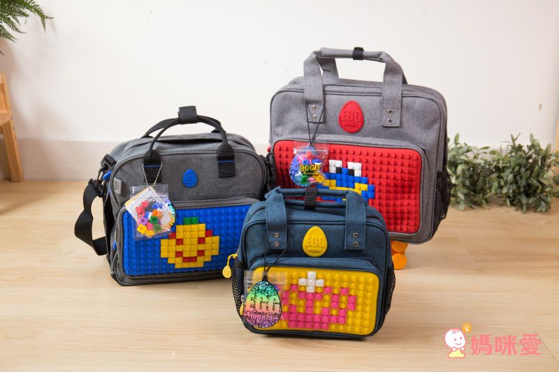 ♛Miss Jill x Evan哥 專屬團購♛ 法國 EGG mania 巧拼兒童背包