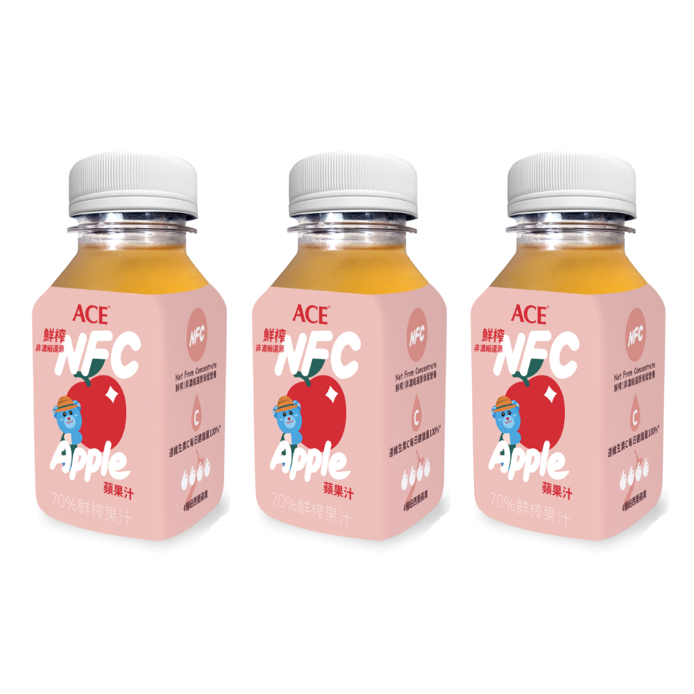 ACE - NFC Juice鮮榨蘋果汁X3瓶