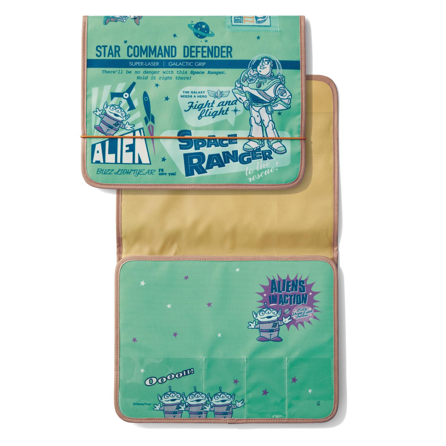 日本千趣會 - 迪士尼 多夾層風琴式文件夾(可放A4)-熊抱哥 (33.5×25.5×2cm)