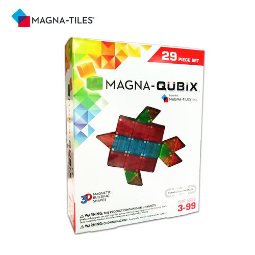 Magna-Qubix® - 磁力積木29片-(3D立體錐柱狀)