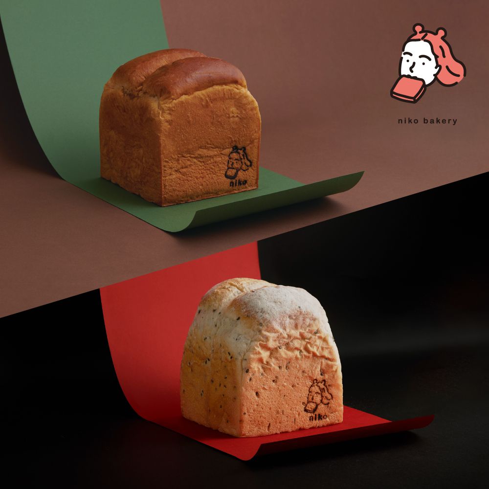 niko bakery - 【美肌生吐司】冠軍蜂蜜芝麻+黑糖冬瓜 美肌生吐司-(含運冷凍二入組)