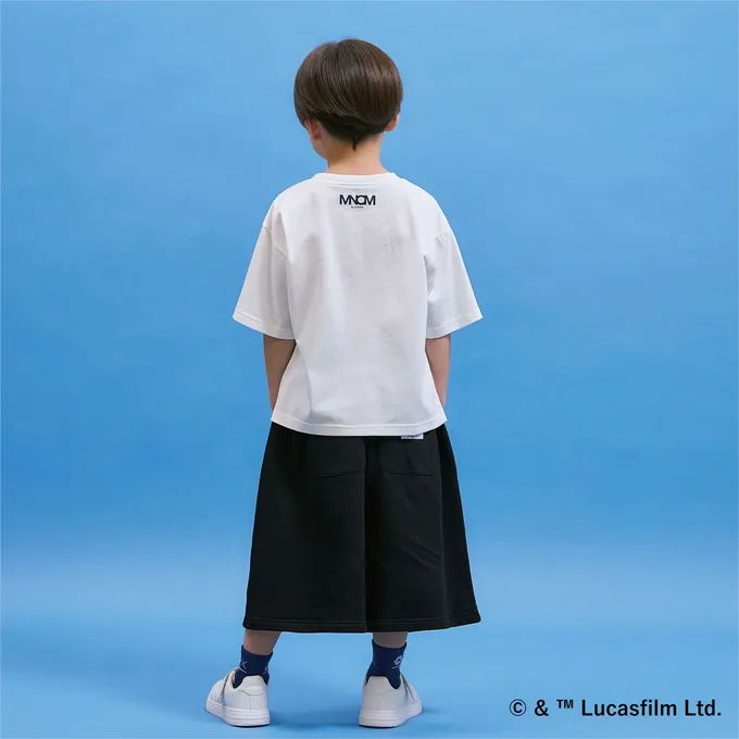 日本 b-ROOM - 限量星際聯名 防污速乾印花短袖上衣-電影場景-白