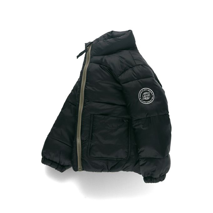 日本 BRANSHES - 酷帥又保暖輕盈鋪棉外套-軍綠x棕