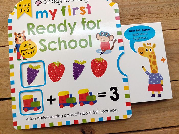 Priddy Learning: My First Ready for School 我的第一本學前學習書 (厚頁書)