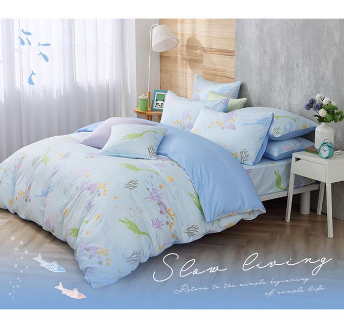 鴻宇 HongYew - 單人床包枕套組 美國棉授權品牌-恐龍小海格