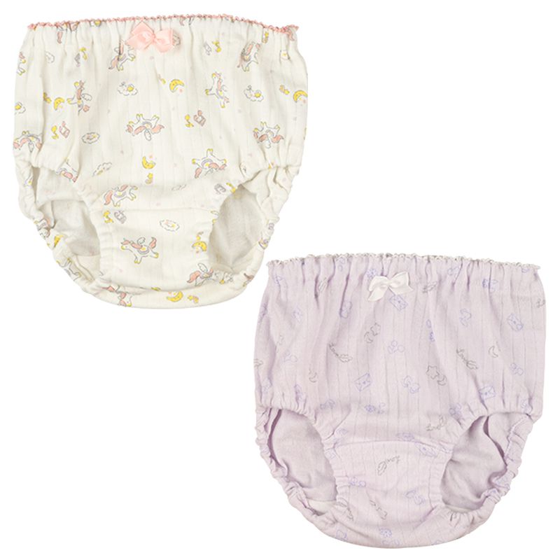 akachan honpo - 內褲2件組-獨角獸-紫色