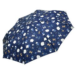 Rainstory - 抗UV隨身自動傘-Starry Life(藍)-315g