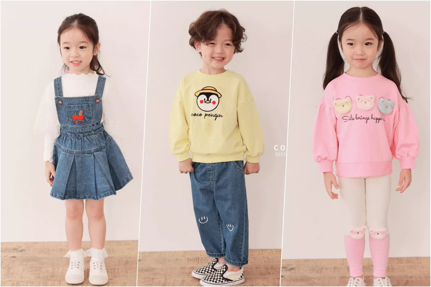 韓國 Coco rabbit - 閉眼企鵝可拆式連帽外套-黑