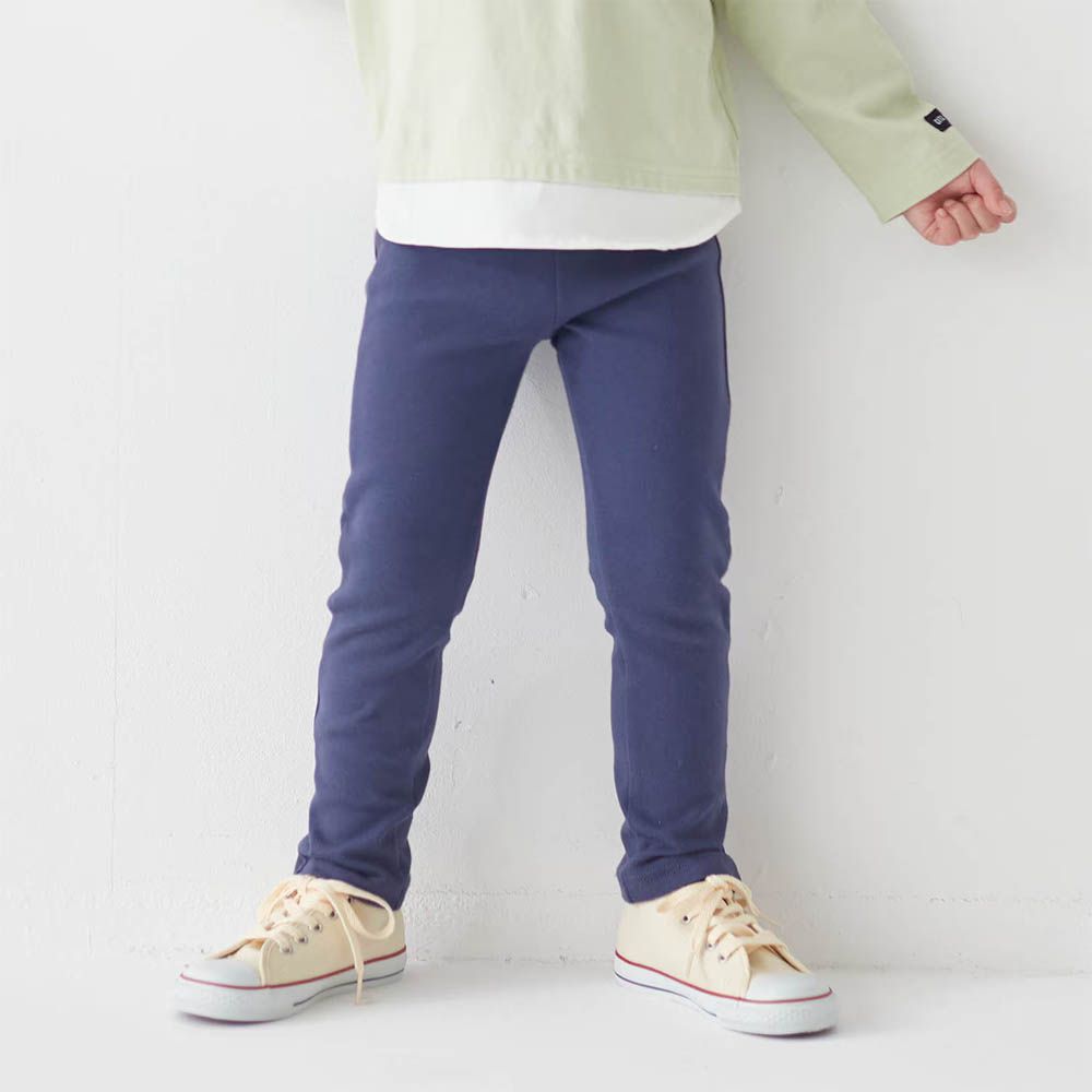 GITA 純棉彈性透氣休閒長褲-海軍藍