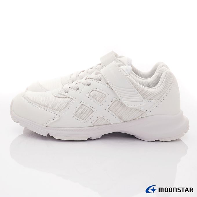 Moonstar日本月星 - 純白運動機能童鞋-AGJ0011白(中大童)-運動鞋-白