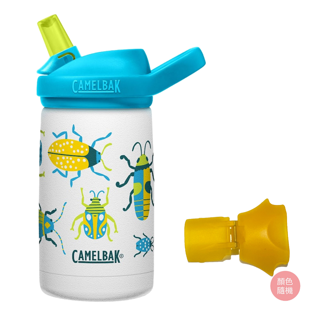 CamelBak - 【贈防塵蓋】eddy+ 兒童吸管雙層不鏽鋼保溫瓶-昆蟲世界-350ML