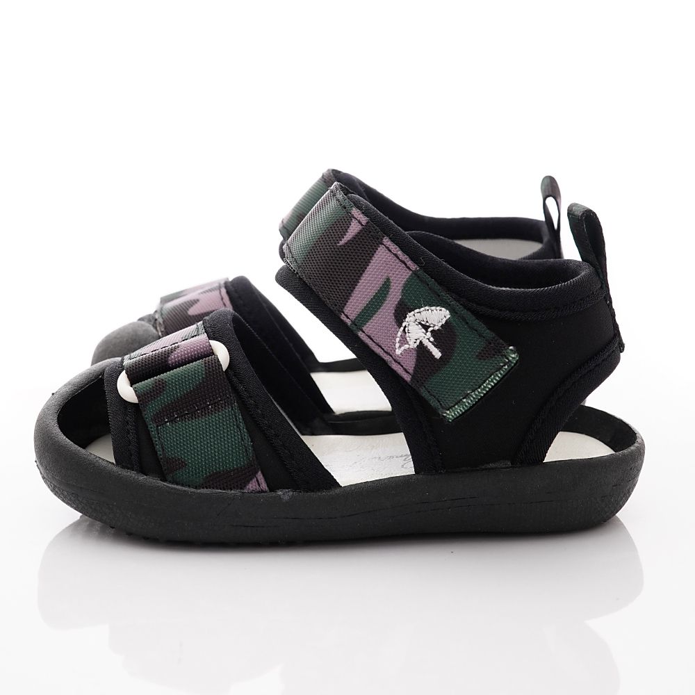 Arnold Palmer 雨傘牌 - 專櫃迷彩超輕涼鞋(寶寶段)-黑