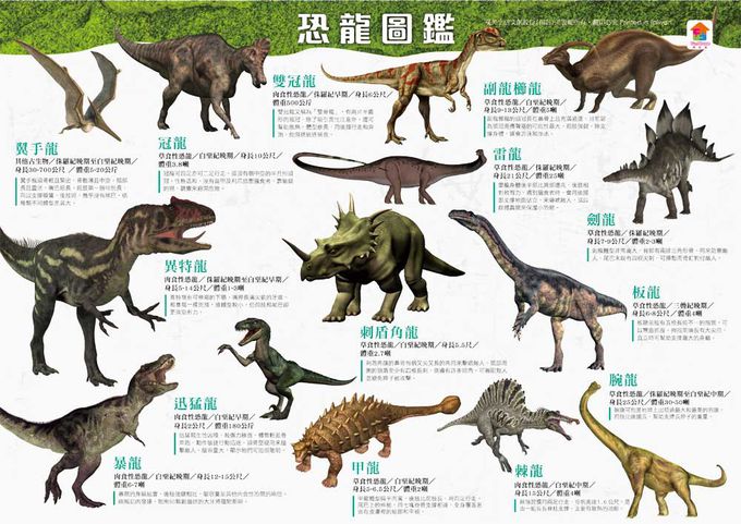 恐龍爭霸記-內附17隻逼真恐龍模型+4個場景配件+恐龍圖鑑+恐龍遊戲場景