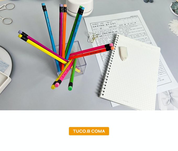 韓國 TUCO.B - COMA三角鉛筆B-12入