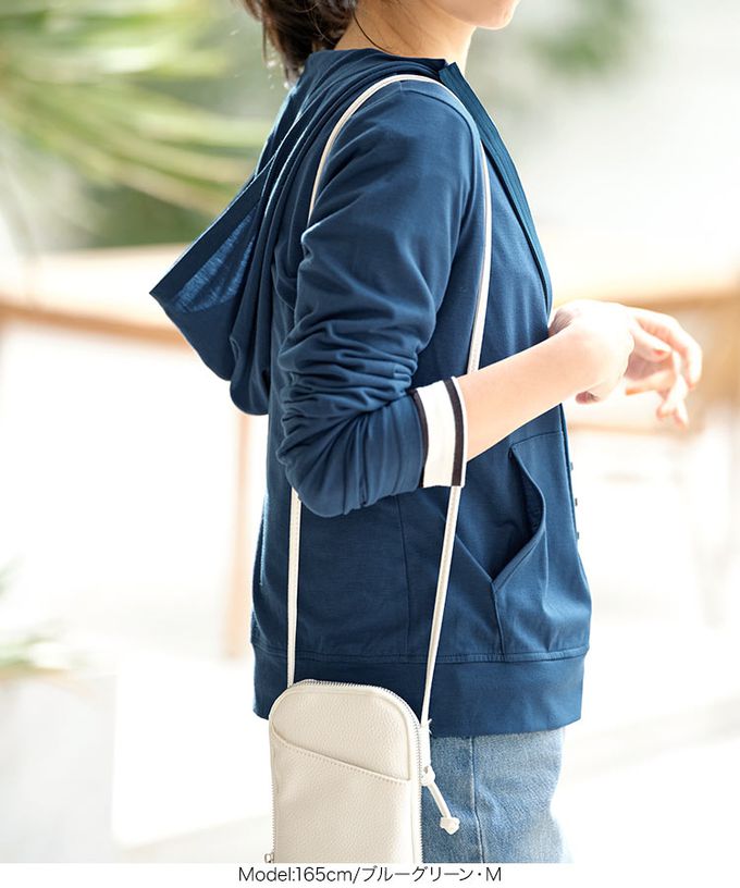 日本 Kobe Lettuce - 99.9%抗UV防曬連帽拉鏈外套-玫粉