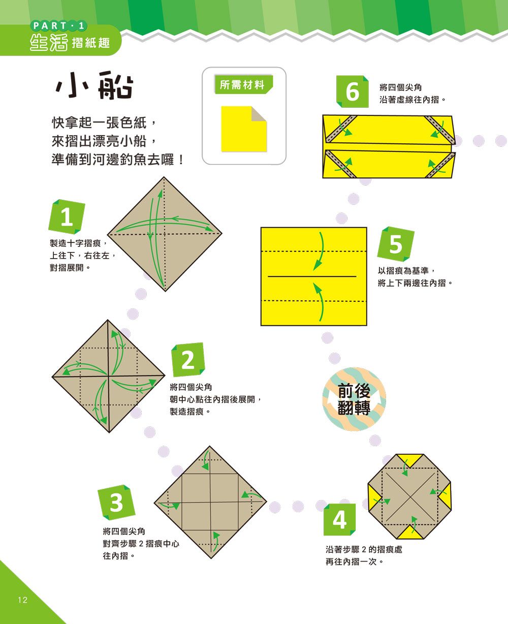 哇！玩摺紙變聰明了！基礎篇-內含48張雙面色紙