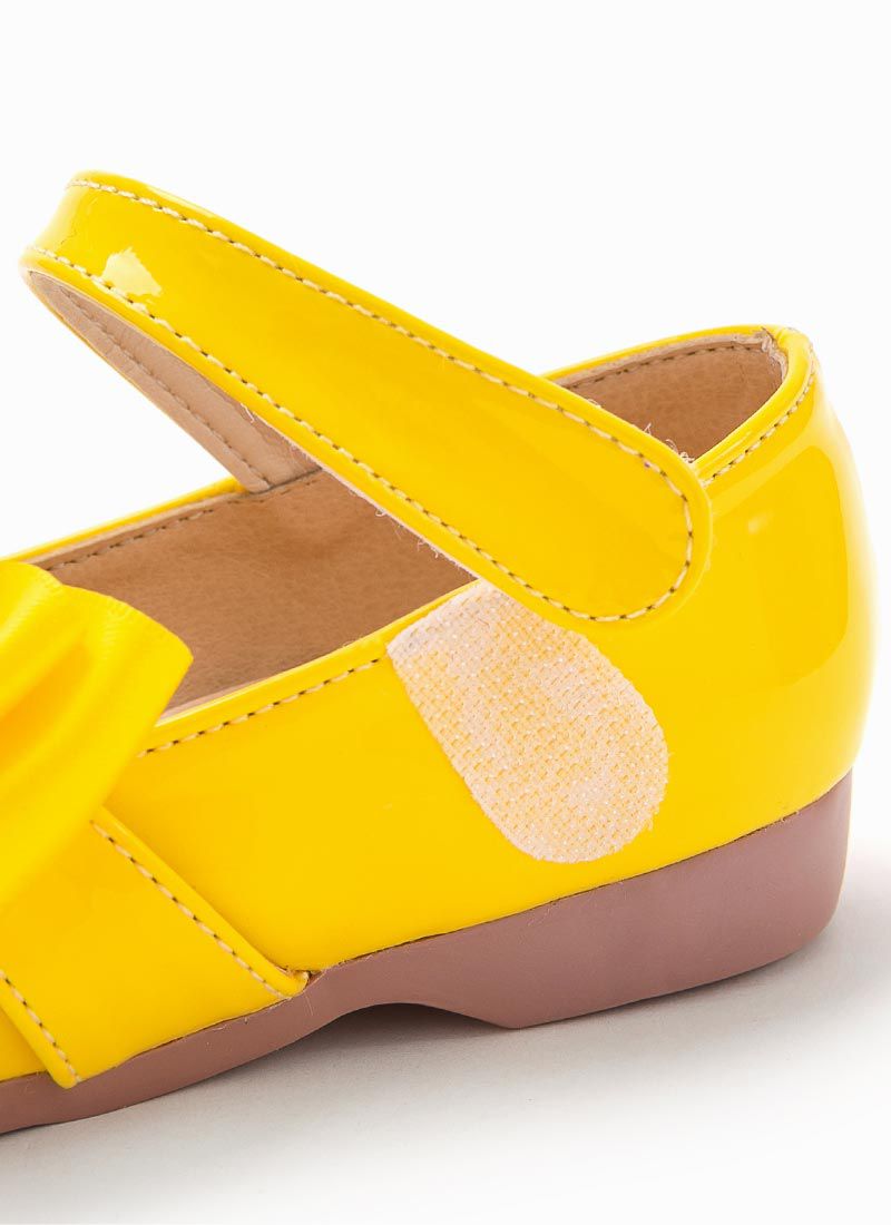 韓國 OZKIZ - 斜邊蝴蝶結漆皮皮鞋