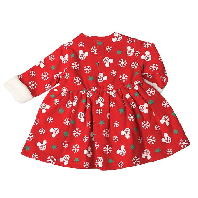 akachan honpo - 米妮滿版圖案洋裝-紅色