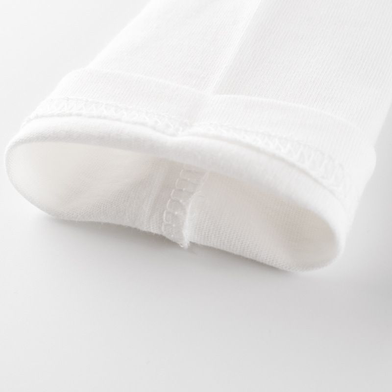 純棉長袖上衣-一朵小花-紫色