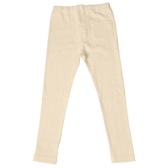 akachan honpo - 10分內搭褲-華夫格-象牙白色