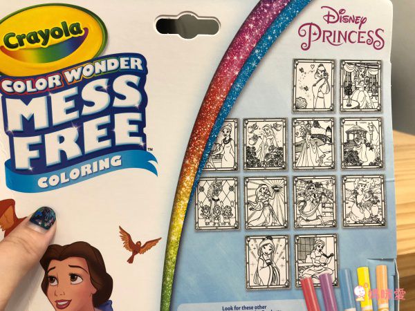 Crayola繪兒樂 - 神彩著色套裝-迪士尼公主(閃亮版)