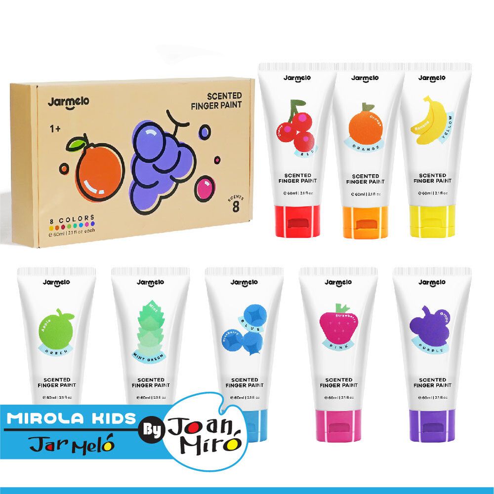 香氛易洗手指畫顏料(8色) JA96277