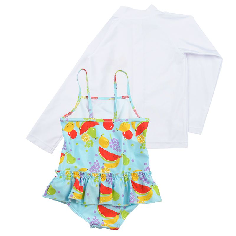 akachan honpo - 防曬泳衣＆連身泳衣-水果-白色