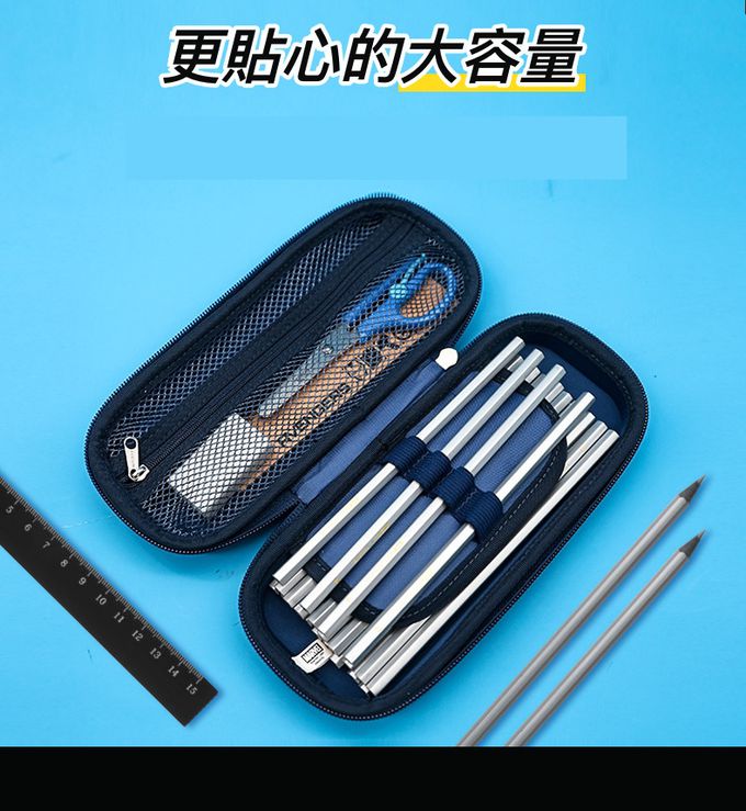 防水3D立體大容量鉛筆盒-卡通人物三代蜘蛛人-藍色 (23x10x6cm)