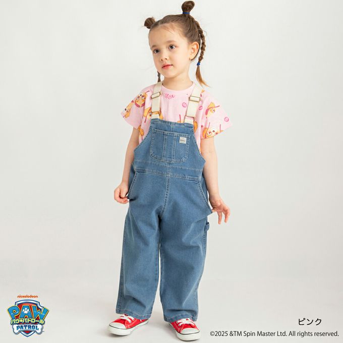 日本 BRANSHES - 限定聯名短袖上衣-卡通人物汪汪隊-粉紅