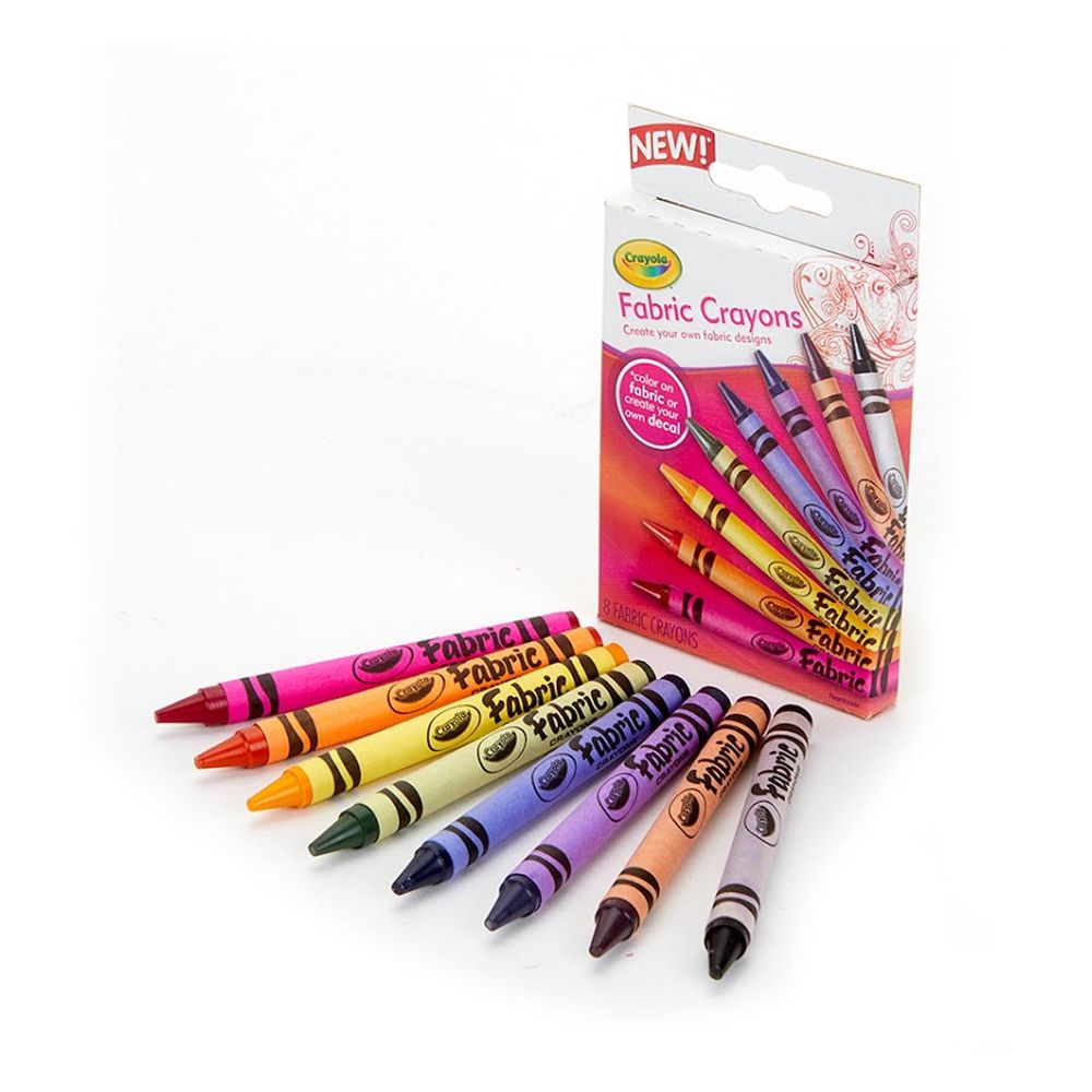 Crayola繪兒樂 - 布料彩繪蠟筆-8色