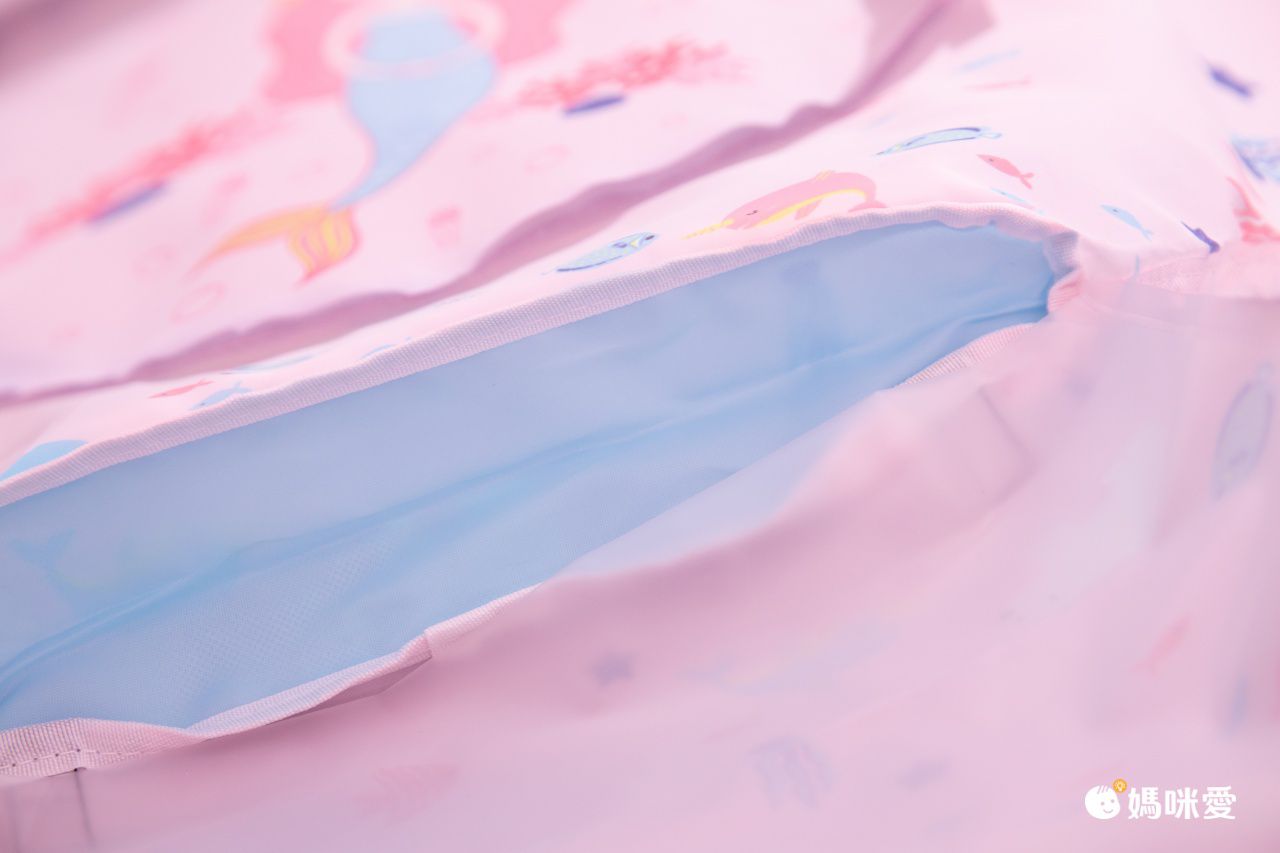 乾濕分離兒童游泳包-大鯊魚-淺藍色 (37x34x8cm)