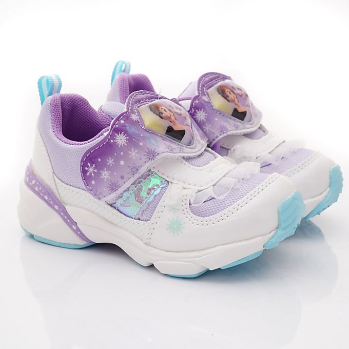 Moonstar日本月星 - 月星冰雪聯名電燈機能童鞋-DNC13101白紫(中小童段)-機能運動鞋-白紫